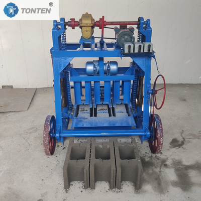 Zemin Tuğla Makinesi Platforma titreşimli mobil blok kalıplama makinesi