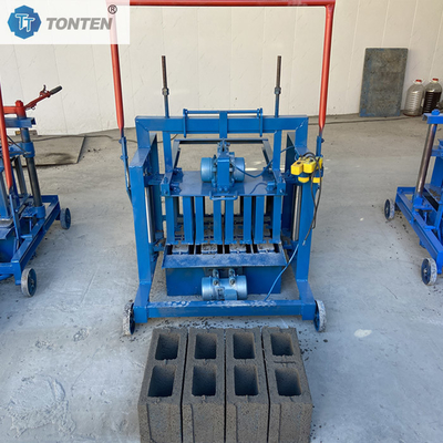 İtmek Çekmek Küçük Tuğla Yapma Makinesi Hareketli Oval Blok Makinesi