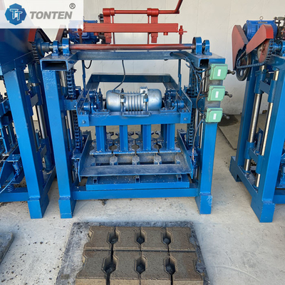 Yol Tuğla Makinesi Yarım Otomatik Beton Blok Kalıplama Makinesi