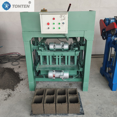 Fabrika Satışı Basit İşlem DF4-35B Tuğla Makinesi Çürük Blok Yapma Makinesi