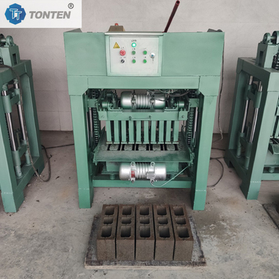 Yarı otomatik blok kalıplama makinesi PLC kontrol sistemi tuğla makinesi