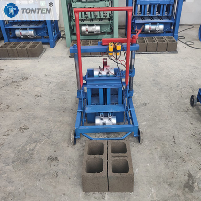 2-45 El Küçük Mobil Tuğla Makinesi Beton Kalıplama Makinesi