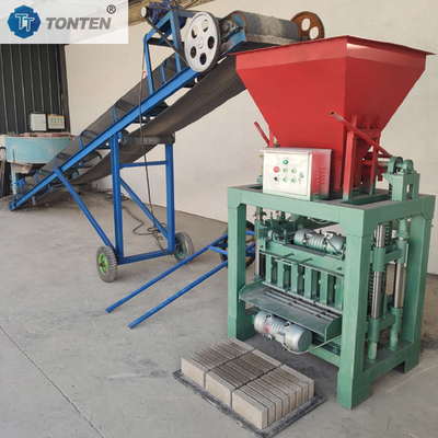 Blok Yapma Makinesi Yarım Otomatik Çürük Açık Beton Çimento Tuğla