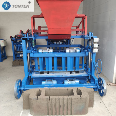 Blok Yapma Makinesi Yarım Otomatik Çürük Açık Beton Çimento Tuğla