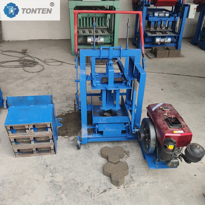 Dizel blok tuğla yapma makinesi kil çimento tuğla yapma makinesi