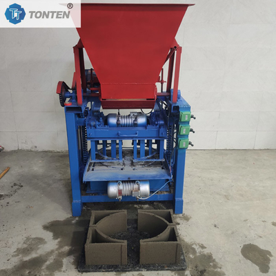 Küçük Mobil Çimento Tuğla Makinesi Yanmamış Beton Tuğla Makinesi