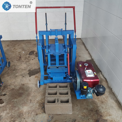 Tonten Küçük Model Ambalaj Çimento Bloku Beton Tuğla Yapma Makinesi