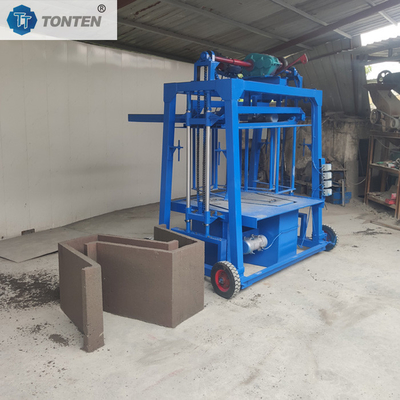 Hidrolik Bağlantılı Blok Tuğla Yapma Makinesi Kenya'da Tuğla Makinesi