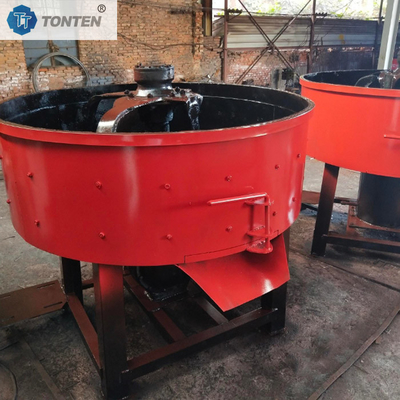 Beton Çimento Karıştırma Tankı Düz Pan Karıştırma Makinesi Dikey