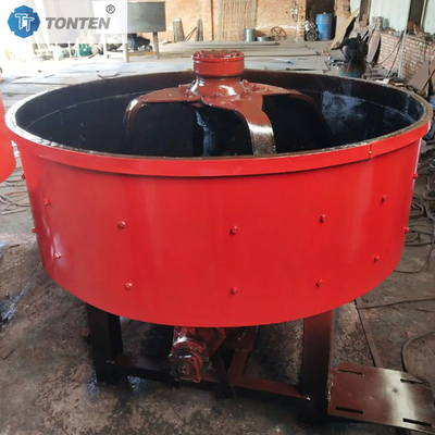 Mobil Dikey Beton Pan Karıştırıcı Düz Ağız Karıştırıcı Makine Yol için