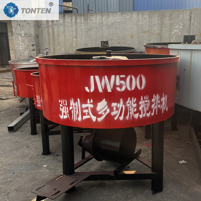 500l 700l Otomatik Kendini Yükleyen Çimento Karıştırma Makinesi Beton Düz Karıştırıcı