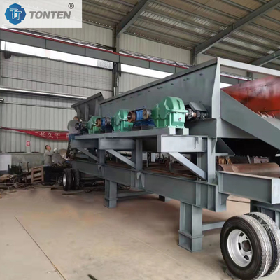 Mobil Toprak Taş Çakıl Ayrıcı Makine Disk Ekran Ayrıcı