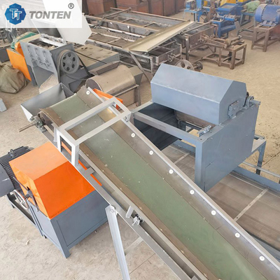 Atık yeniden kullanımı için yüksek verimli lastik kauçuk kırma geri dönüşüm üretim hattı