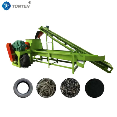 OTR Kamyon Çöp Lastik Geri Dönüştürme Tesisi Lastik Çakıcı Kauçuk Toz Makinesi