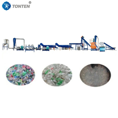 Atık Plastik Geri Dönüştürme Tesisi Hdpe Yumuşak Plastik Geri Dönüştürme Makinesi