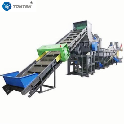 Atık plastik şişe PET plastik yıkama geri dönüşüm makinesi hattı