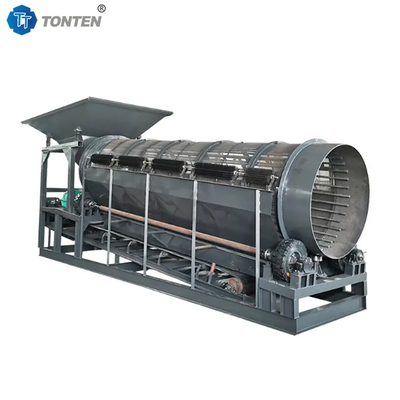 Çöp Ekranı Çubuksuz Davul Ekran Makinesi Toprak Taşı Tarama Makinesi