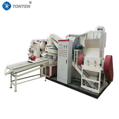Kaplı Kablolar Şerit Granulator Makine Bakır Tel Geri Dönüşüm Liniyası
