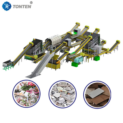İnşaat Atıkları Kırma Beton Tuğla Kırıcı Geri Dönüştürme Üretim hattı