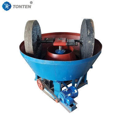 Roller ıslak Pan öğütme değirmen cevheri Altın öğütme maden değirmen makinesi