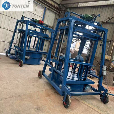 Mobil Tip Beton Rögar Halkası ve Boru Tuğlası Yapma Makinesi Su Koruma Projeleri İçin