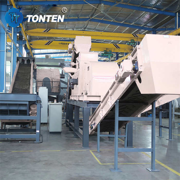 Tam otomatik atık metal ayırma makinesi geri dönüşüm üretim hattı