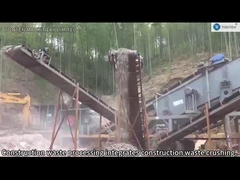 İnşaat atıkları ayrıştırma geri dönüşüm üretim hattı tesisi