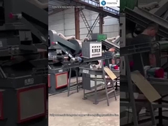 Elektrikli hurda bakır tel geri dönüşüm makinesi bakır tel granulatör hattı